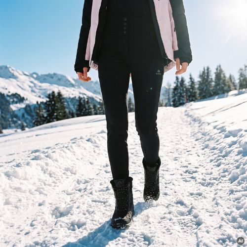 Дамски ски панталон KADVA Nora WMNS WP 5K/3K SOFTSHELL черен