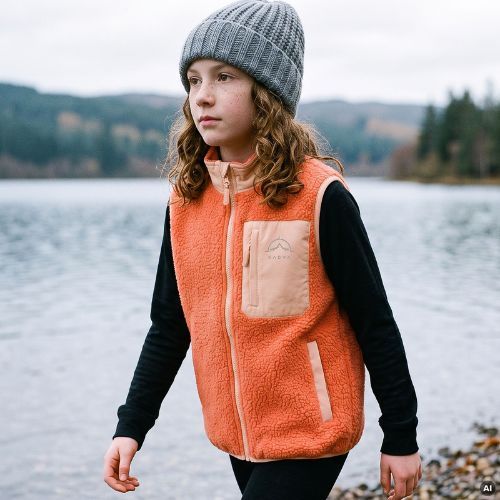 Детски елек KADVA RODVIK VEST оранжев