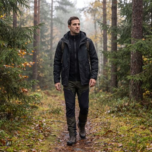 Мъжко яке 3в1 KADVA TraiLine WP черно