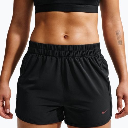 Дамски тренировъчни шорти Nike One black/black/university red