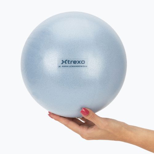 Малка гимнастическа топка XTREXO x Anna Lewandowska ball 20cm Azul Bruma