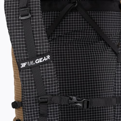 Туристическа раница 3F UL Qidian Pro 46+10L Brown