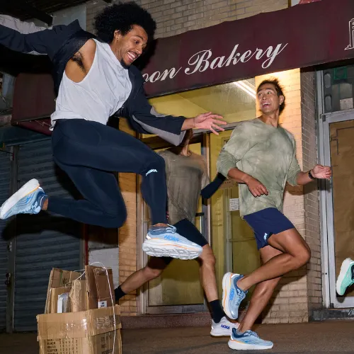 Мъжки обувки за бягане HOKA Bondi 9 white/hoka blue