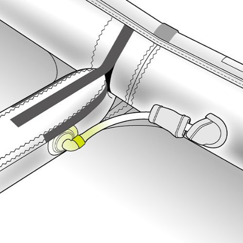 F-ONE Bandit XV хвърчило за кайтсърфинг оранжево 77221-0101-B-7