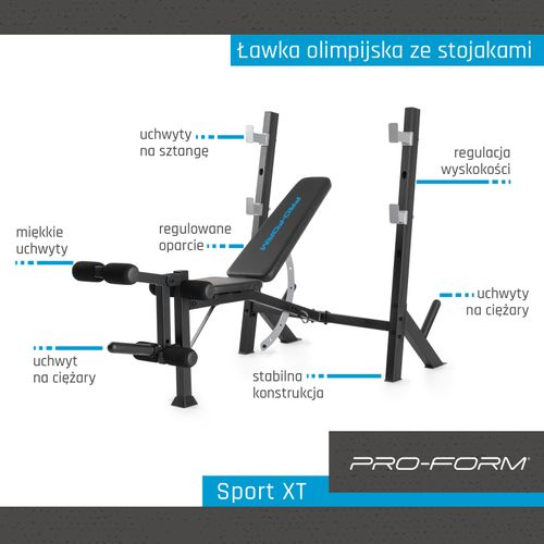 Тренировъчна пейка със стойки Proform Sport Xt 11520 PFBE11520