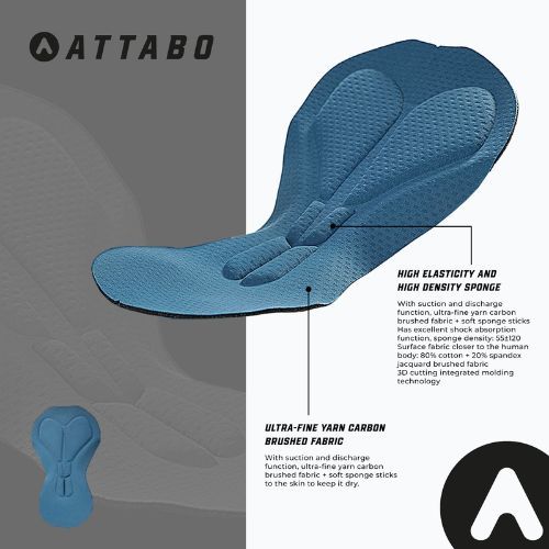 Мъжки шорти ATTABO Kirun Pro Bib Cargo black