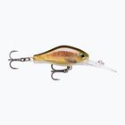 Воблер Rapala Shadow Rap Fat Jack Жива кафява пъстърва RA5821049