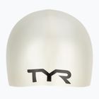 Детска шапка за плуване TYR Wrinkle-Free Silicone white