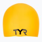 Шапка за плуване TYR Wrinkle Free yellow