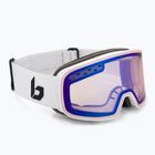 Скиорски очила Bollé Nevada Small offwhite matte/phantom vermillon blue photochromic