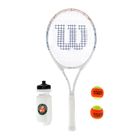 Детски тенис комплект Wilson Roland Garros Elite 25 в оранжево и бяло WR086810F