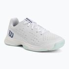 Детски тенис обувки Wilson Rush Pro Ace L Jr white/bay/skip blue
