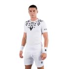 Мъжка тениска HYDROGEN Tribal Tech Tennis Shirt white T00530001
