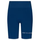 Дамски шорти за тренировка Gym Glamour Bikers push up blue 317