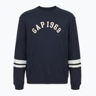 Мъжки суитшърт GAP Logo Crewneck blue navy