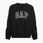 Дамски суитшърт GAP V-Gap Heritage Crew true black