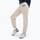 GAP дамски панталони V-Gap Heritage Jogger овесена кожа