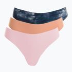 Дамски ремъци Under Armour Pure Stretch Ns 3 чифта canyon pink/black