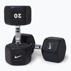 Гумиран дъмбел Nike Strength Hex 20 kg black/white