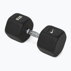 Гумиран дъмбел Nike Strength Hex 27,5 kg black/white