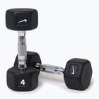 Дъмбели Nike Strength Hex Dumbbell 2 x 4 kg black/white