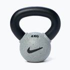 Кетълбел Nike Strength Rubber Coated 4kg smoke grey