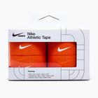 Кохезивен еластичен бинт Nike Strenght Athletic Tape orange/white
