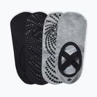 Чорапи Gaiam Grippy Yoga 2 pack grey/black