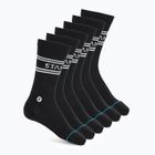 Stance Basic Crew чорапи 6 чифта черни