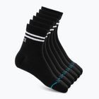 Чорапи Stance Core Quarter 6 pairs black