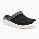 Джапанки Crocs LiteRide Clog black/smoke