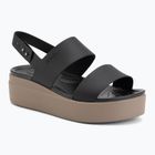 Дамски сандали  Crocs Brooklyn Low Wedge black/mushroom