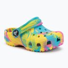 Crocs Classic Marbled Clog Toddler джапанки digital aqua/multi
