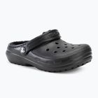 Детски джапанки Crocs Classic Lined Clog black/black