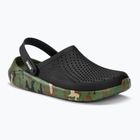 Джапанки Crocs LiteRide Printed Camo Clog black/multi