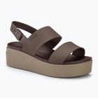 Дамски сандали Crocs Brooklyn Low Wedge mushroom/stucco