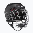 Детска хокейна каска CCM Tacks 70 Combo JR Black