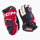 CCM JetSpeed FT6 Pro SR тъмночервени/червени/бели ръкавици за хокей