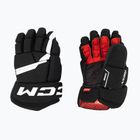 Детски ръкавици за хокей CCM Next JR черни/бели