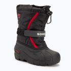 Детски ботуши за сняг Sorel Flurry Dtv черни/ярко червени