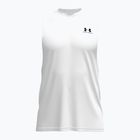 Мъжка тренировъчна тениска Under Armour Left Chest Cut Off Tank white/black