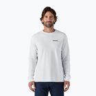 Мъжка блуза с дълъг ръкав Patagonia P-6 Logo Responsibili white