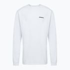 Мъжка блуза с дълъг ръкав Patagonia P-6 Logo Responsibili white