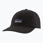 Patagonia P-6 Logo Trucker шапка черна