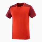 Мъжка тениска за трекинг Salomon Essential Colorbloc red LC1716000