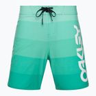 Мъжки къси панталони за плуване Oakley Retro Mark 19" зелени FOA4043047GR