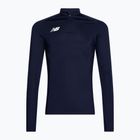 Мъжки футболен суитшърт New Balance Training 1/4 Zip Плетено тъмносиньо NBEMT9035