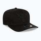 New Era Tonal Black 9Fifty Stretch Snap Chicago Bulls шапка черна