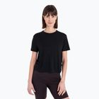 Дамска тениска за трекинг Icebreaker Merino 150 Tech Lite III SS Crop Tee black