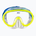 Детска маска за шнорхелинг Mares Jelly lime/blue/clear